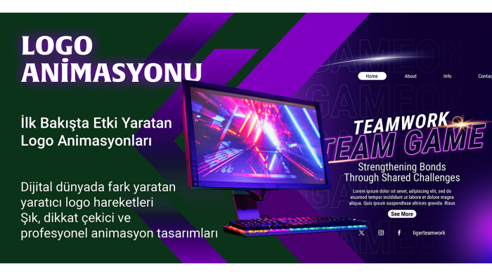 logonuzu etkileyici bir animasyon haline getirebilirim