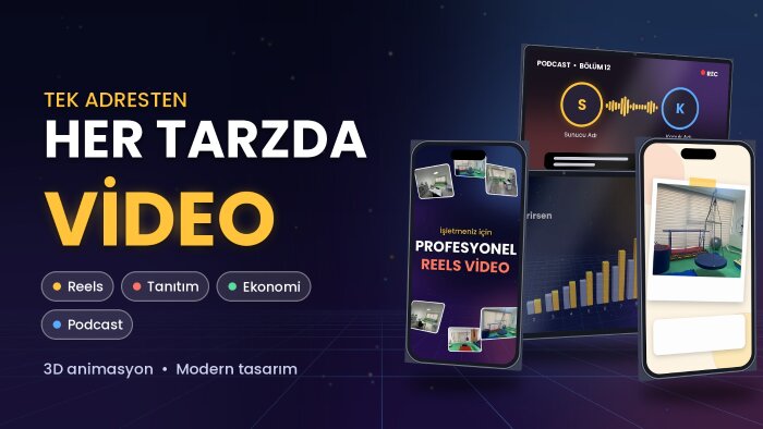 videolarınızı istediğiniz şekilde yaparım