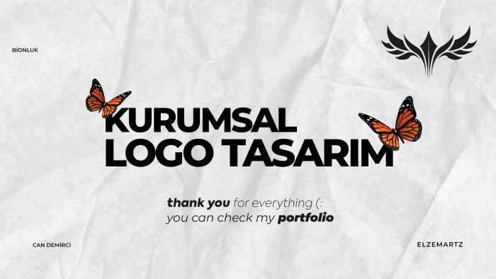 profesyonel ve özgün logo tasarlayabilirim