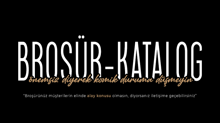 piyasa gözüyle katalog tasarımı yapabilirim