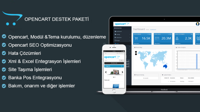 opencart destek hizmeti verebilirim