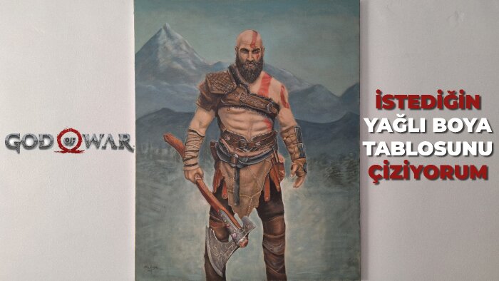 istediğiniz oyun karakterinin yağlı boyasını yaparım