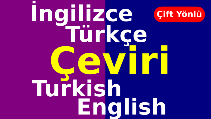 İngilizce ve Türkçe çift yönlü yazılı çeviri yaparım