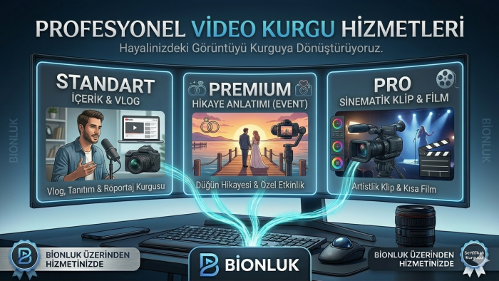 videolarınızın kurgu & montajını yapabilirim