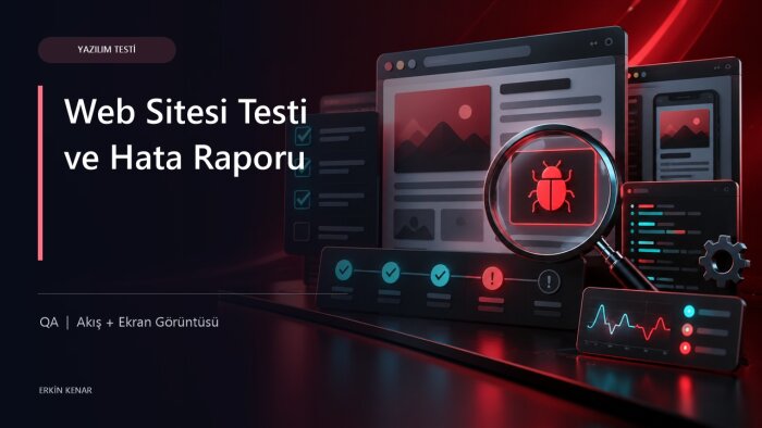 web sitenizi ve API işlevlerinizi test edip raporlayayım