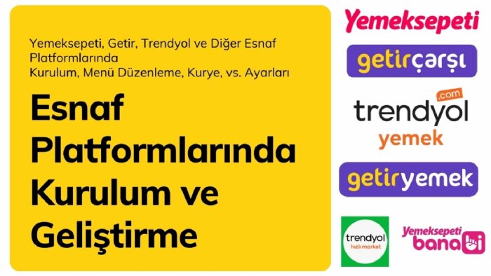 hızlı esnaf platformlarına menü ve diğer düzenleme yaparım