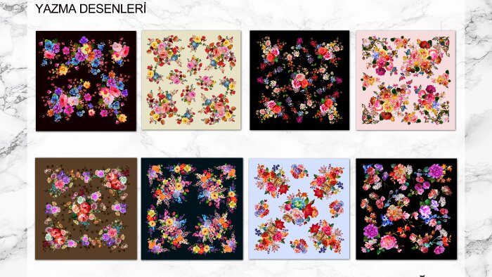 uzmanı olduğum eşarp tasarımı konusunda çalışırım
