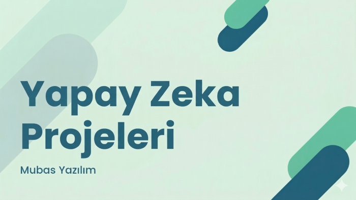 yapay zeka projeleri yaparım
