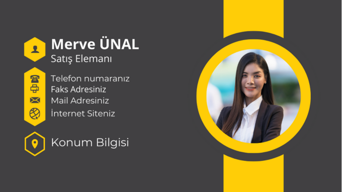 kartvizit tasarlarım