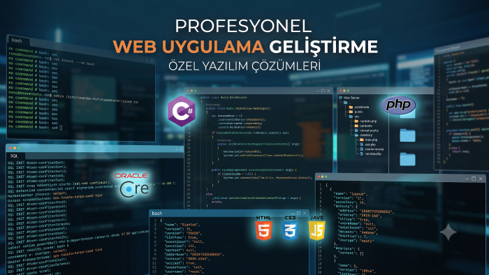 ihtiyacınıza özel web uygulamaları geliştiririm