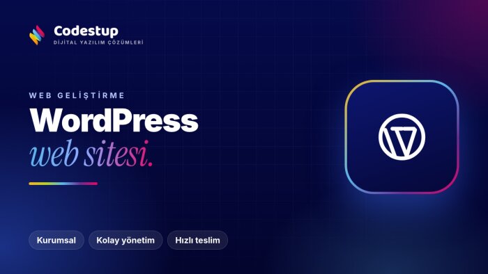 WordPress ile kurumsal web sitesi kurabilirim