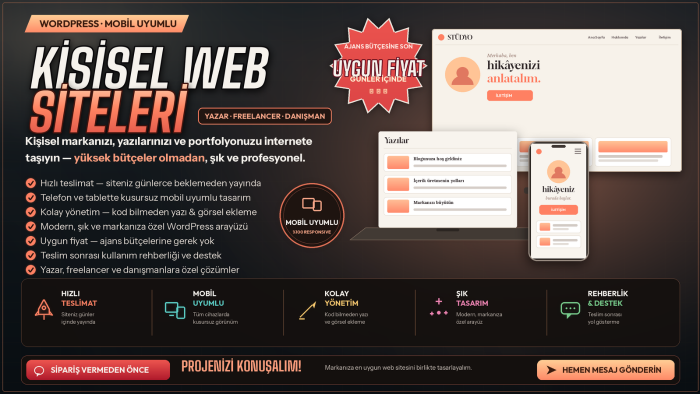 wordpress tabanlı sitenizin sorunlarını çözerim