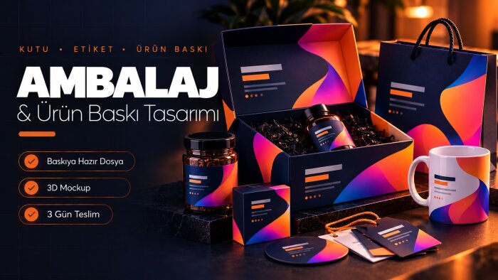 ambalaj, etiket ve kupa baskı tasarımı yaparım