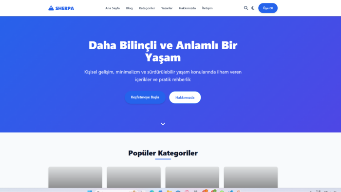 kullanıcı dostu web projeleri  ve modern web geliştiririm