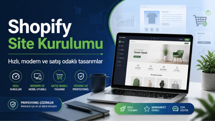 shopify mağazanı kurar ve büyütürüm