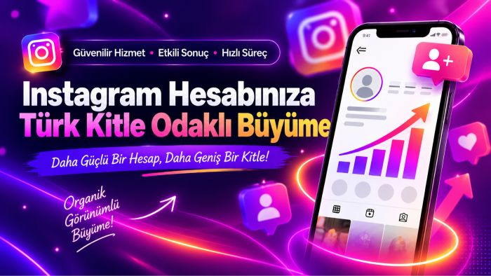instagram hesabınıza takipçi odaklı büyüme sağlayabilirim