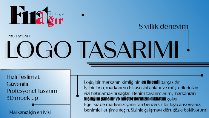kişiye özel ya da kurumsal logo yapabiliyorum