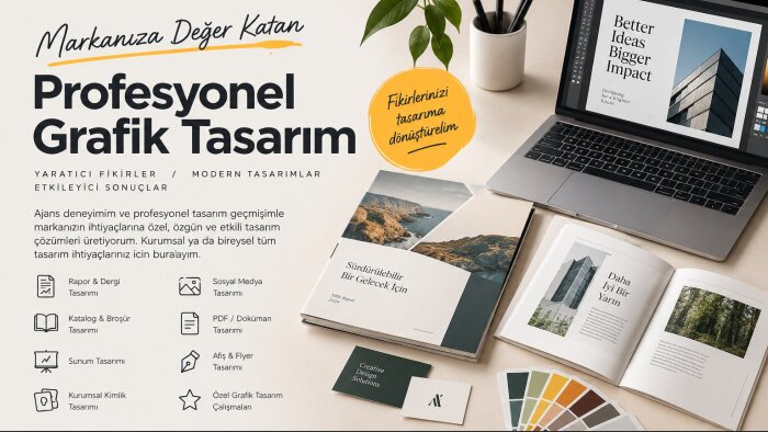 markanız için profesyonel tasarımlar yapabilirim