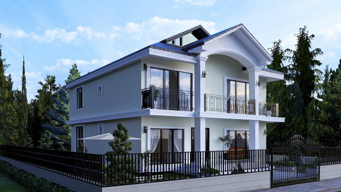 dış cephe render yaparım
