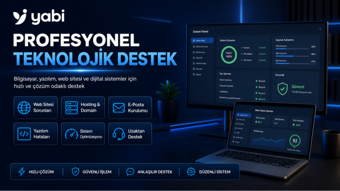 yazılım ve web sitesi sorunlarınızı çözerim