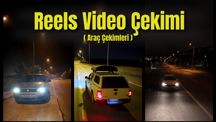 instagram için reels (drone ile araç videoları) üretiyorum