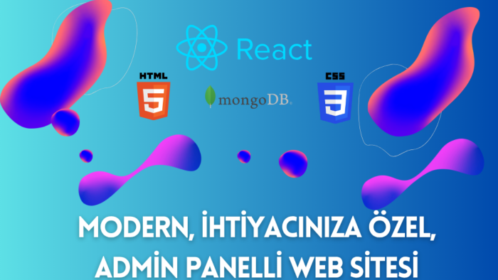 admin paneli olan web sitesi tasarlayıp, geliştirebilirim
