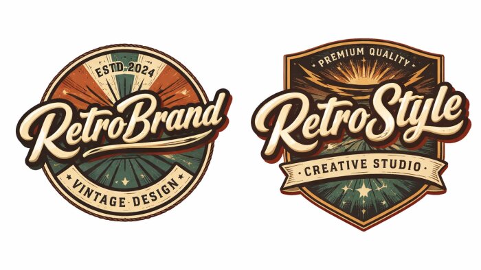 işletmeniz için profesyonel vintage logo hazırlarım