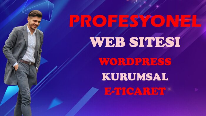 optimize edilmiş profesyonel web sitenizi oluşturabilirim