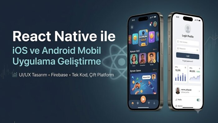 React Native ile iOS, Android mobil uygulamanızı yapabilirim