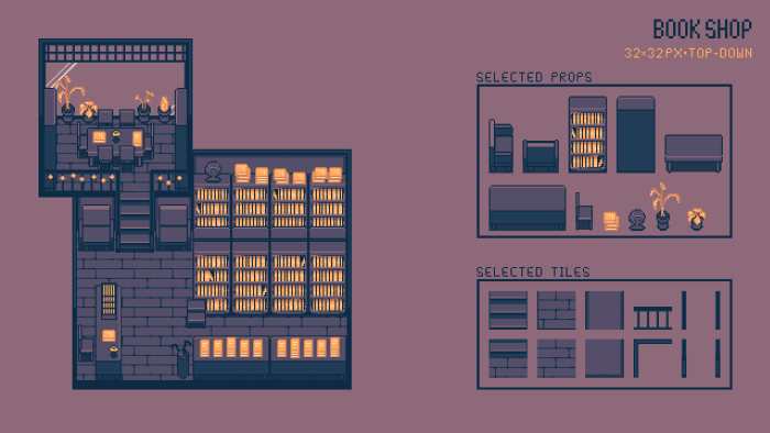 2D pixel art environment ve tileset paketleri çizebilirim