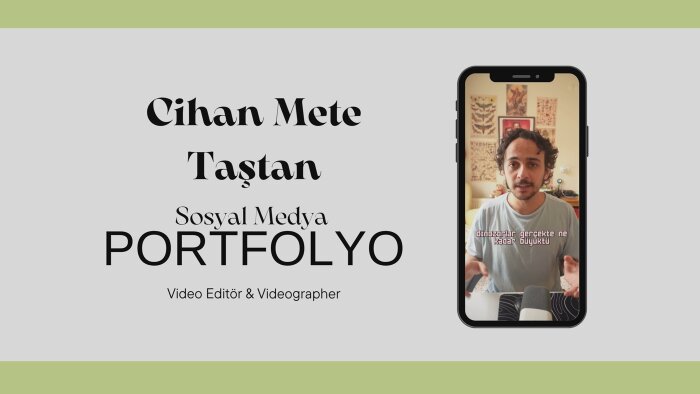 Reels, TikTok, Shorts videolarınızı editlerim