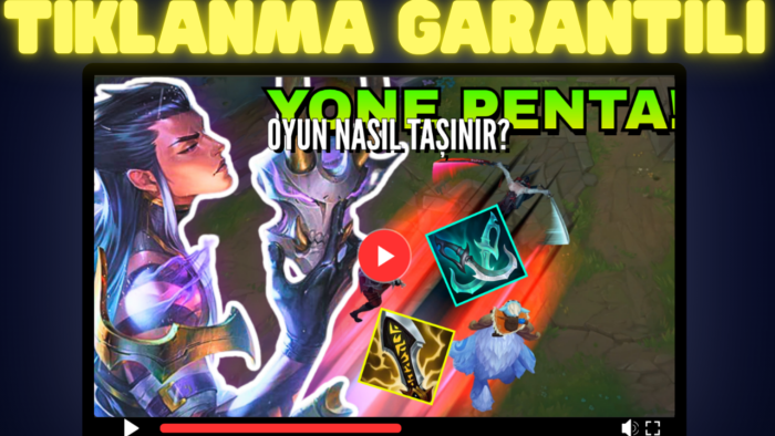 her türlü videonuz için ilgi çekici thumbnail hazırlarım