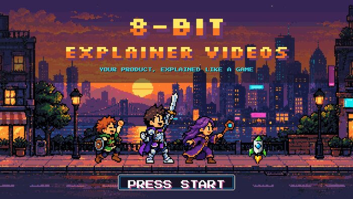 şirketiniz için 8-bit piksel tanıtım videosu hazırlarım