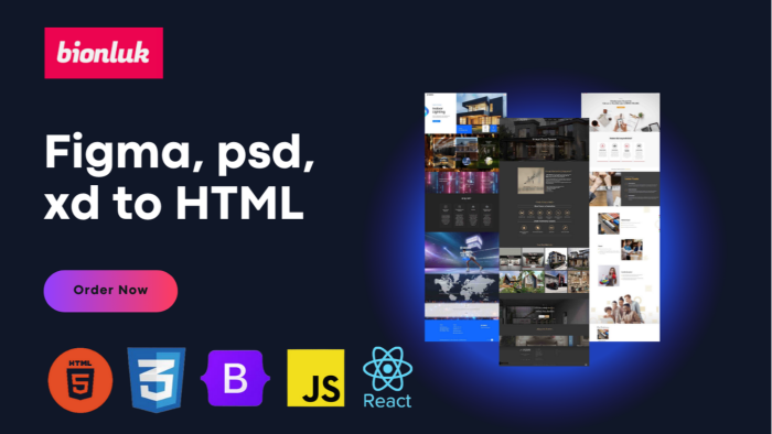 tasarımlarınızı html/css kodlarına dönüştürüyorum