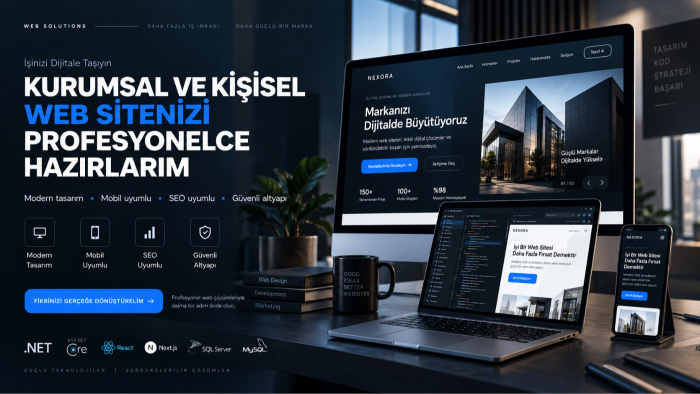 kurumsal ve kişisel web sitenizi profesyonelce hazırlarım
