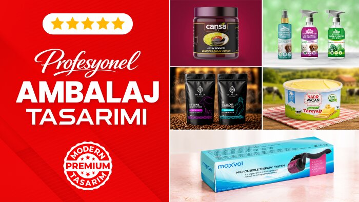 markanıza özel etiket ve ambalaj tasarımları yaparım