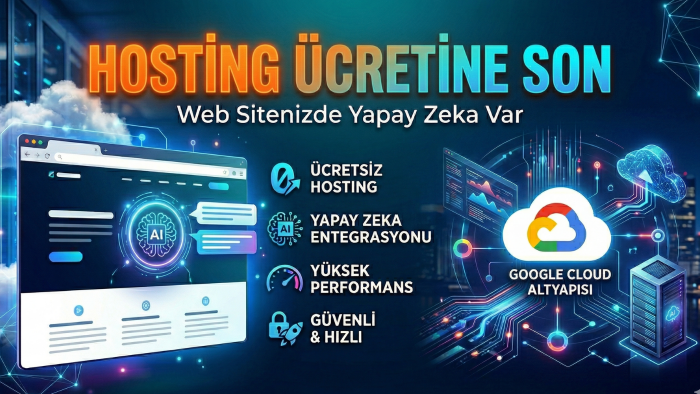 sunucu maliyetsiz ve AI-RAG web siteleri geliştiririm