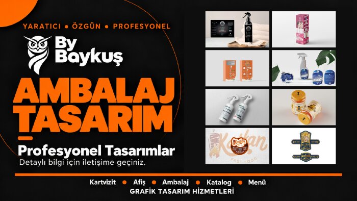 ambalaj ve etiket tasarlarım