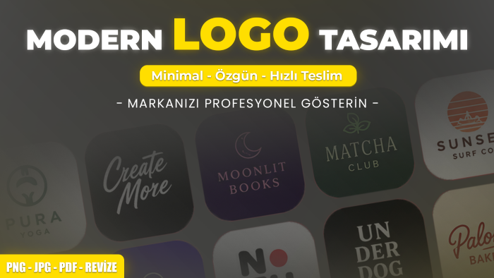 sizin için profesyonel,modern ve özgün logo hazırlayabilirim