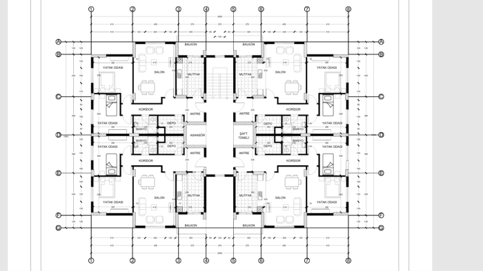AutoCAD ile profesyonel mimari çizimleri hazırlayabilirim
