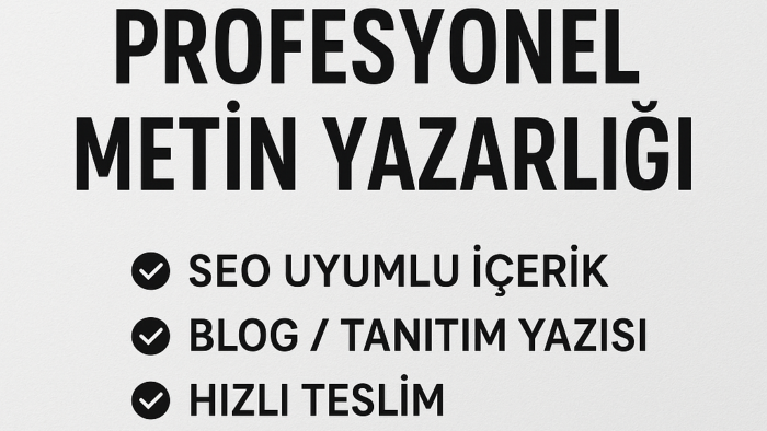 düşüncelerinizi yakışıklı metinlere dönüştürürüm