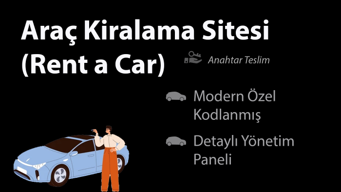 kurumsal araç kiralama sitesi yapabilirim