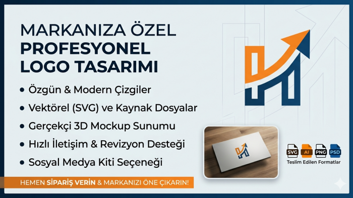 markanıza özel modern ve etkileyici logolar tasarlarım