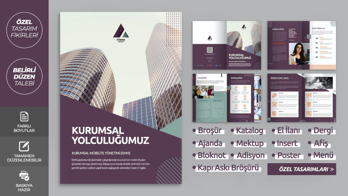 sizlere profesyonel broşürler ve kataloglar tasarlayabilirim