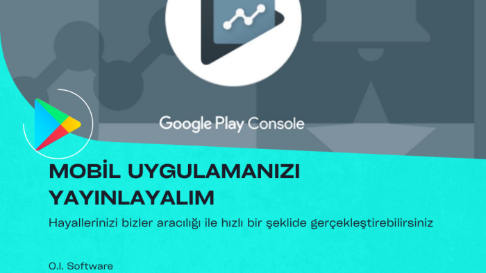 play console hesabınızda uygulamanızı yayınlarım