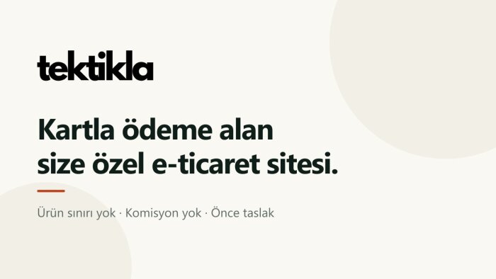 kartla ödeme alan size özel e-ticaret sitesi kurarım