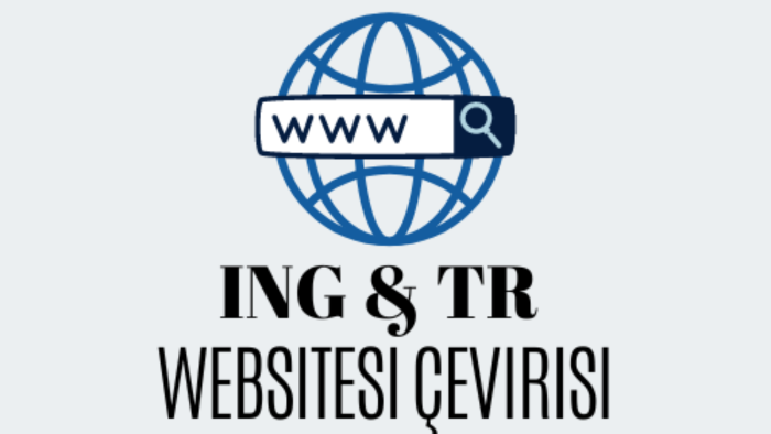 web sitenizi TR-ING veya ING-TR çevirebilirim