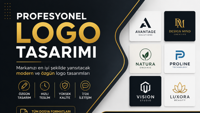 sizin için istediğiniz anlayışta logo tasarlarım