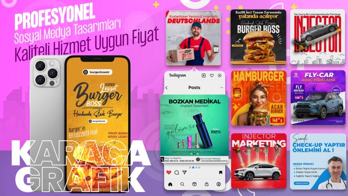 sosyal medya hesaplarınız için etkileyici tasarımlar yaparım