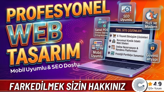 web sitenizi profesyonel ve SEO uyumlu bir şekilde kurarım